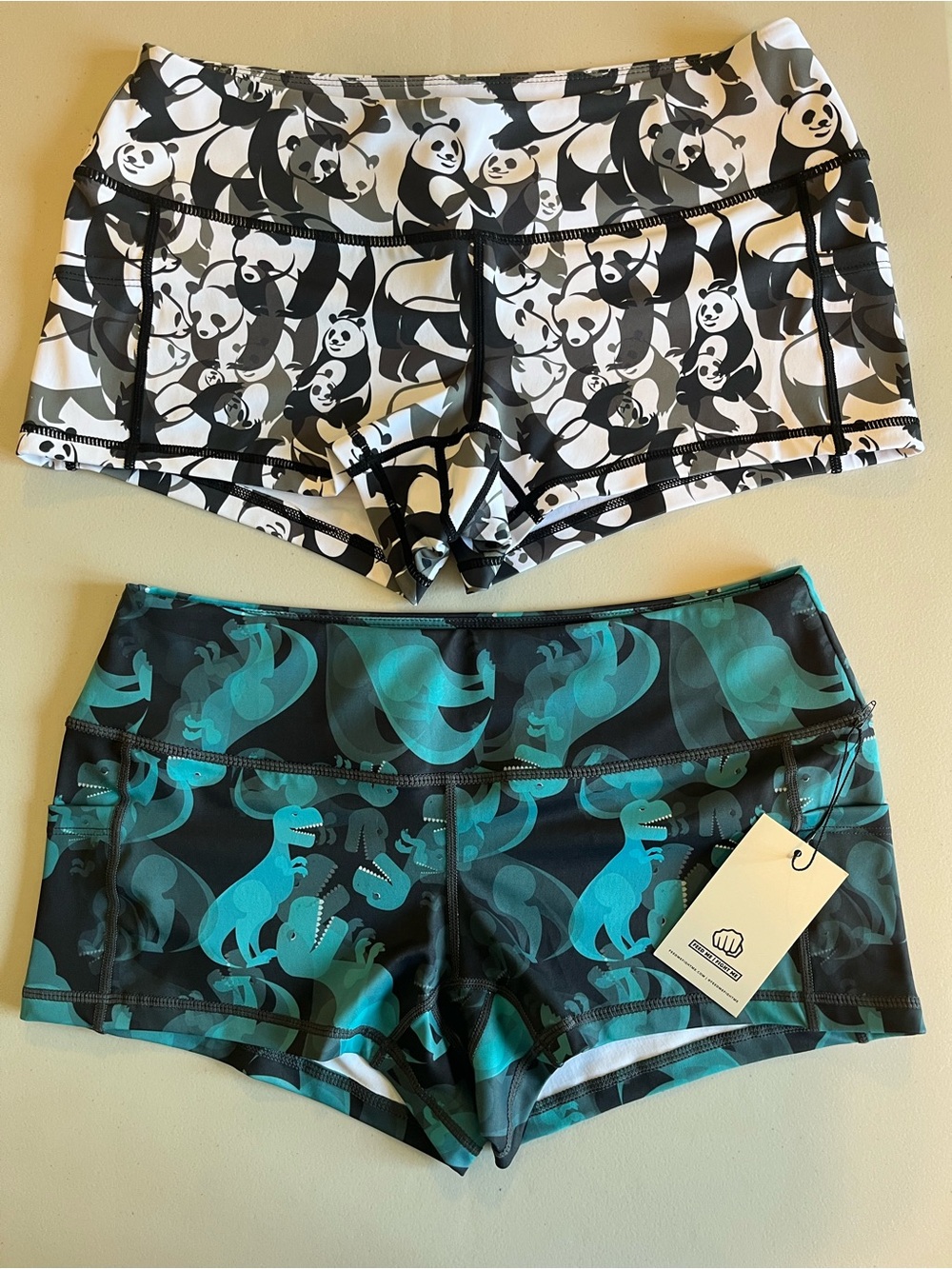 Two Feed Me Fight Me shorts